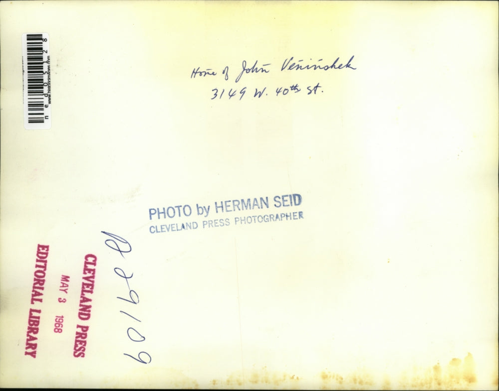 1968 Press Photo Home of John Veninskik