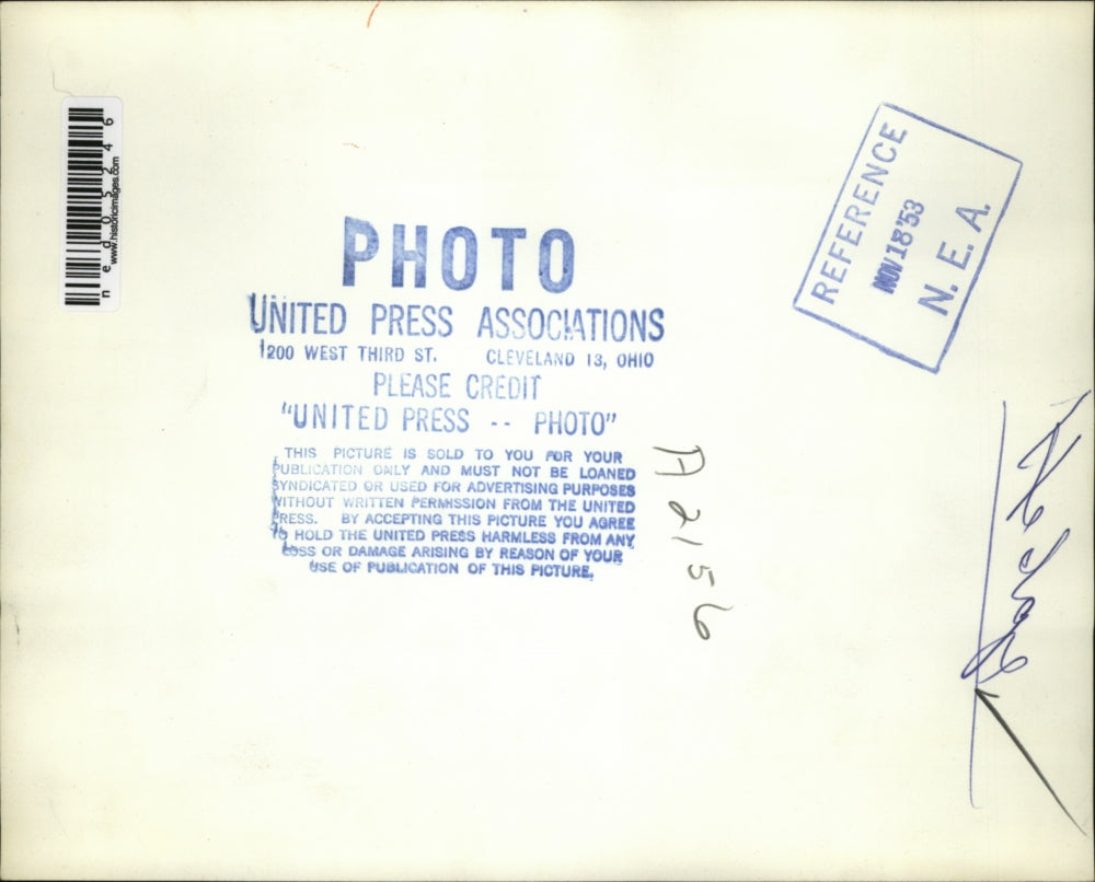 1953 Press Photo Well sculpted hedge gives an attractive curbside view of homes