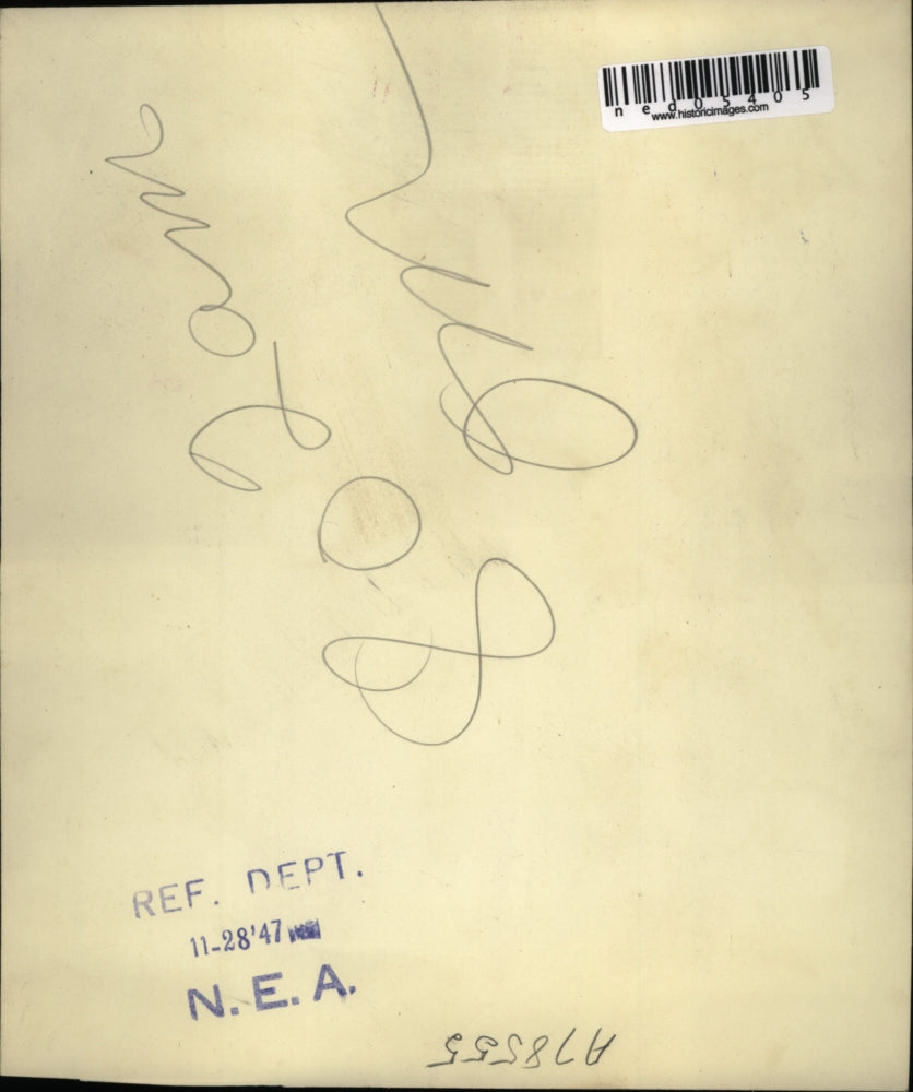 1947 Press Photo Chicago Jean Fisher age 6 & Mrs Charlotte Sluis