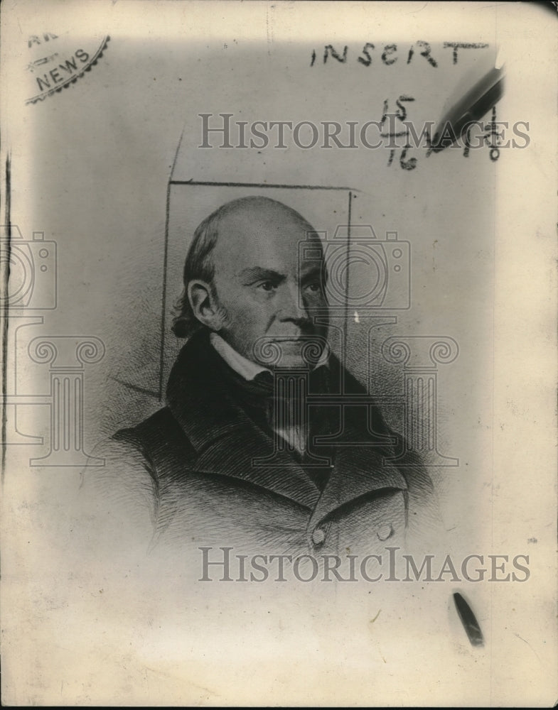 1936 Press Photo Mr. John Quincy Adams of Massachusetts