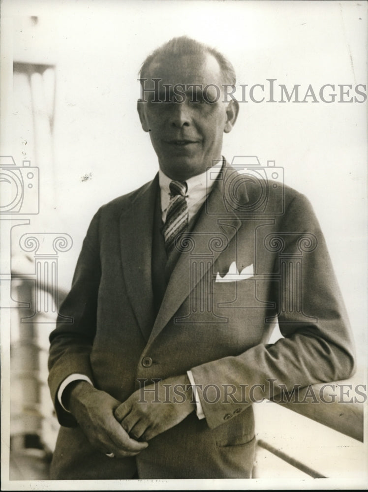 1931 Press Photo Hoogstraten returns to open the 14th season of the N.Y.concerts