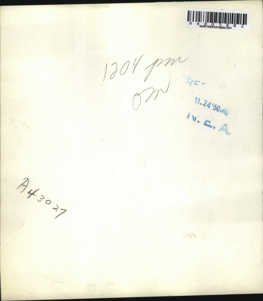 1950 Press Photo Striking telephone workers