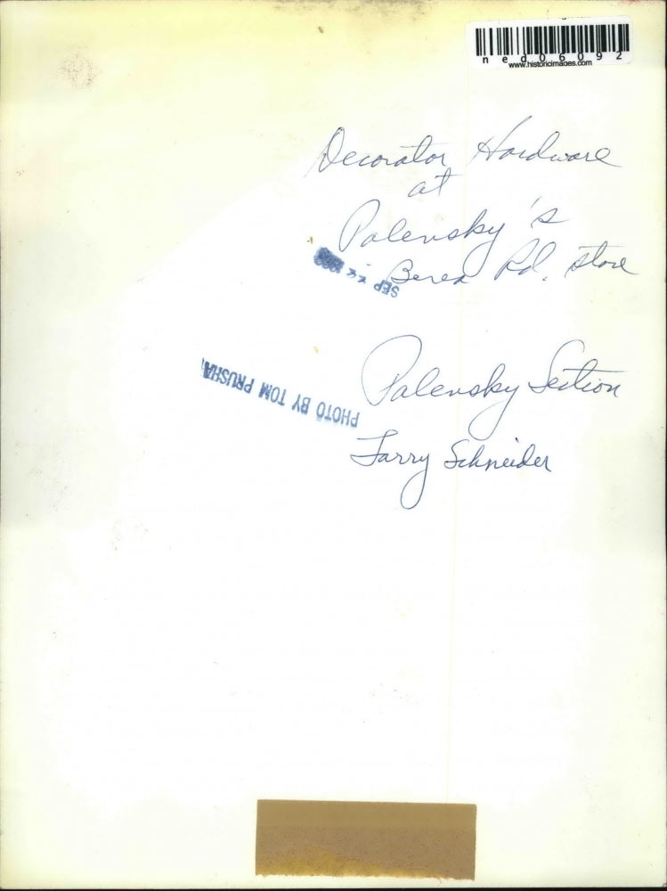 1968 Media Photo Decorator Hardware Palenskys Berez Road Store Larry Schneider