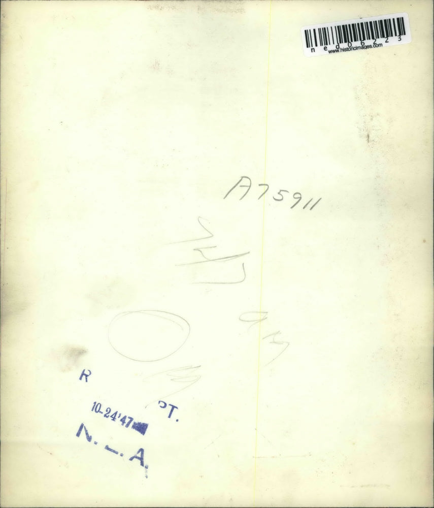 1947 Press Photo NY Alexander Cadogan of U.K & Soviet Andrei Vishinski at UN