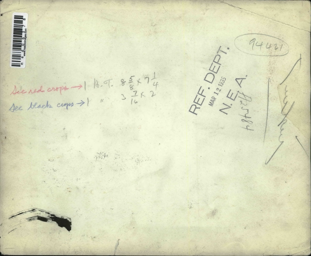 1935 Press Photo The angry turkey