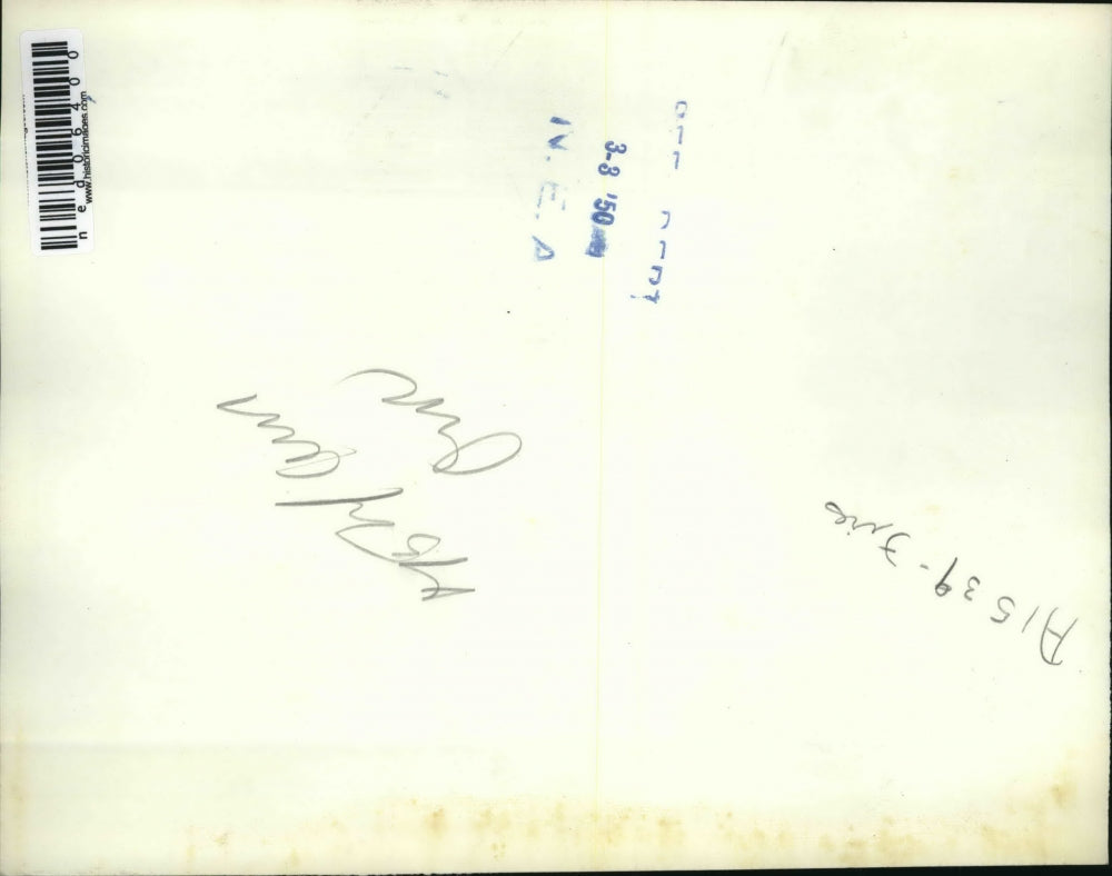 1950 Press Photo Pasadena California Shoe Factory Destroyed By Fire