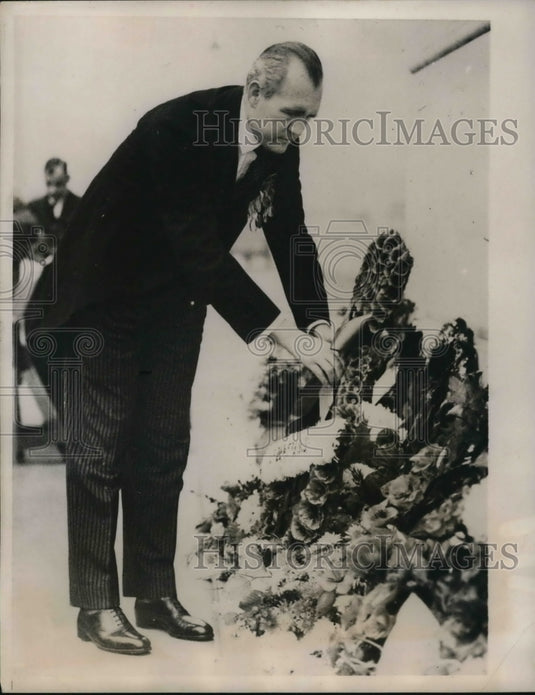 1939 Media Photo Capt. Sir Ian Fraser Blind veteran of London Armistice Day