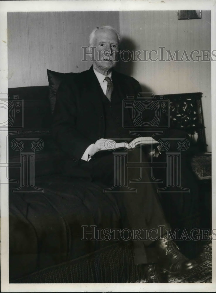 1931 Press Photo Oldest American in Paris, France 85-year-old F.S. Lahm