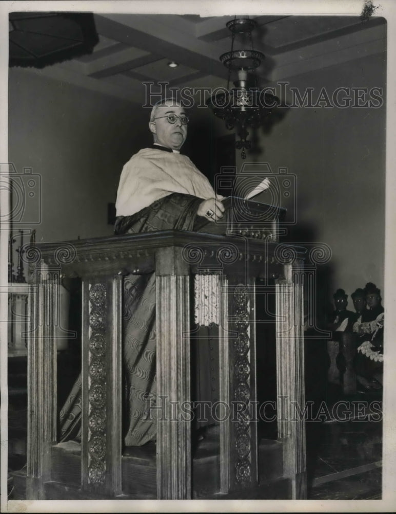 1939 Press Photo Washington DC His Eminence J M Rodrigue Cardinal Villeneuve