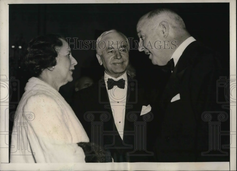 1940 Press Photo Secretary of State Cordell Hull Postmaster General James Farley