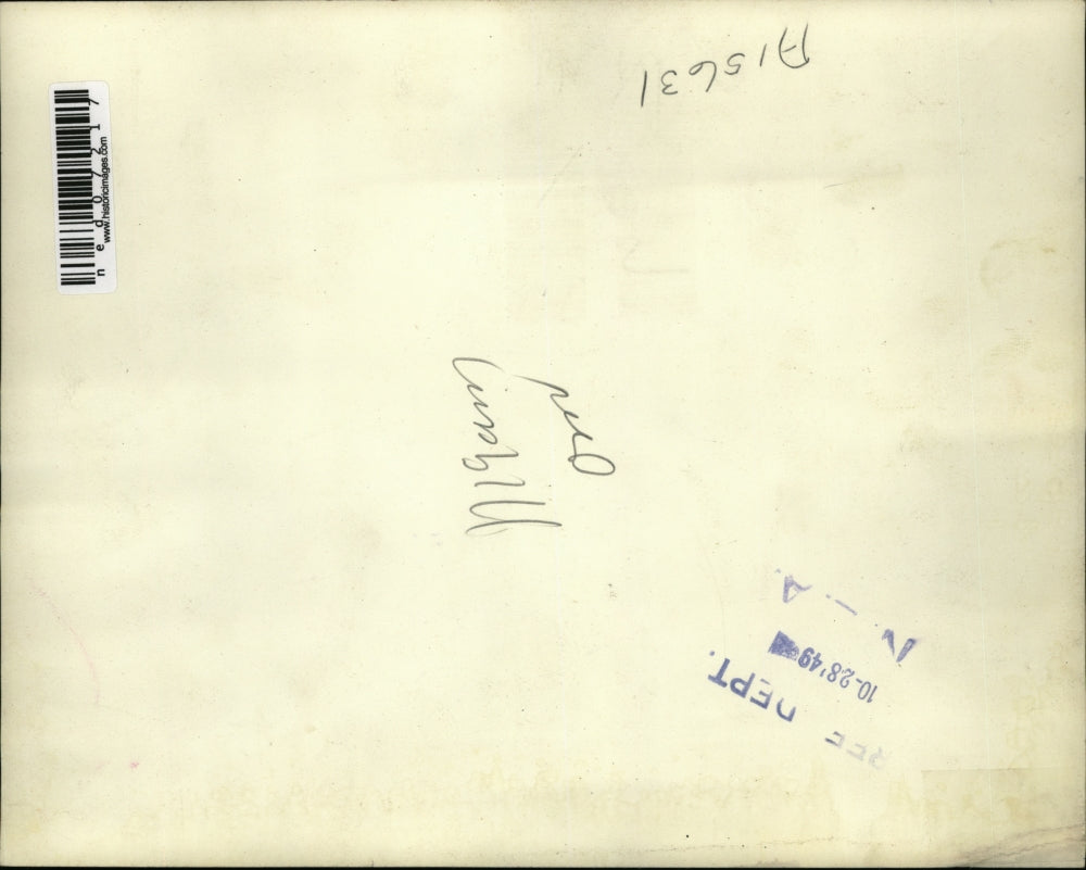 1949 Media Photo Several Large detachments of Police outside Federal Court