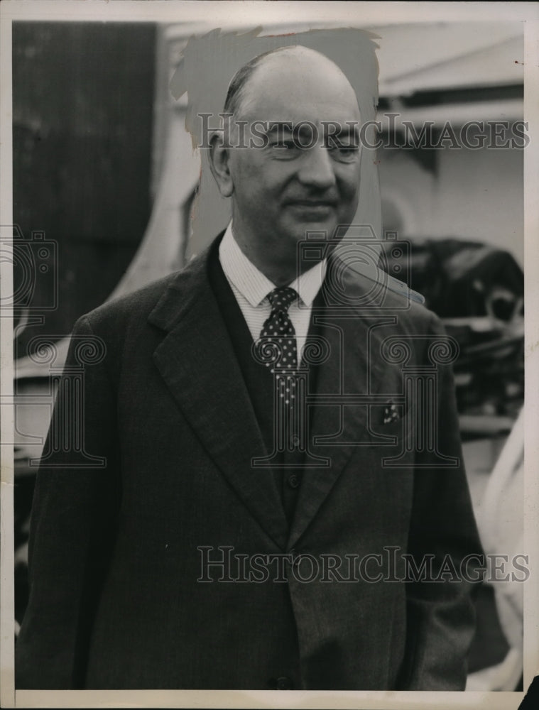 1935 Press Photo Portrait of Augustin Edward- Historic Images