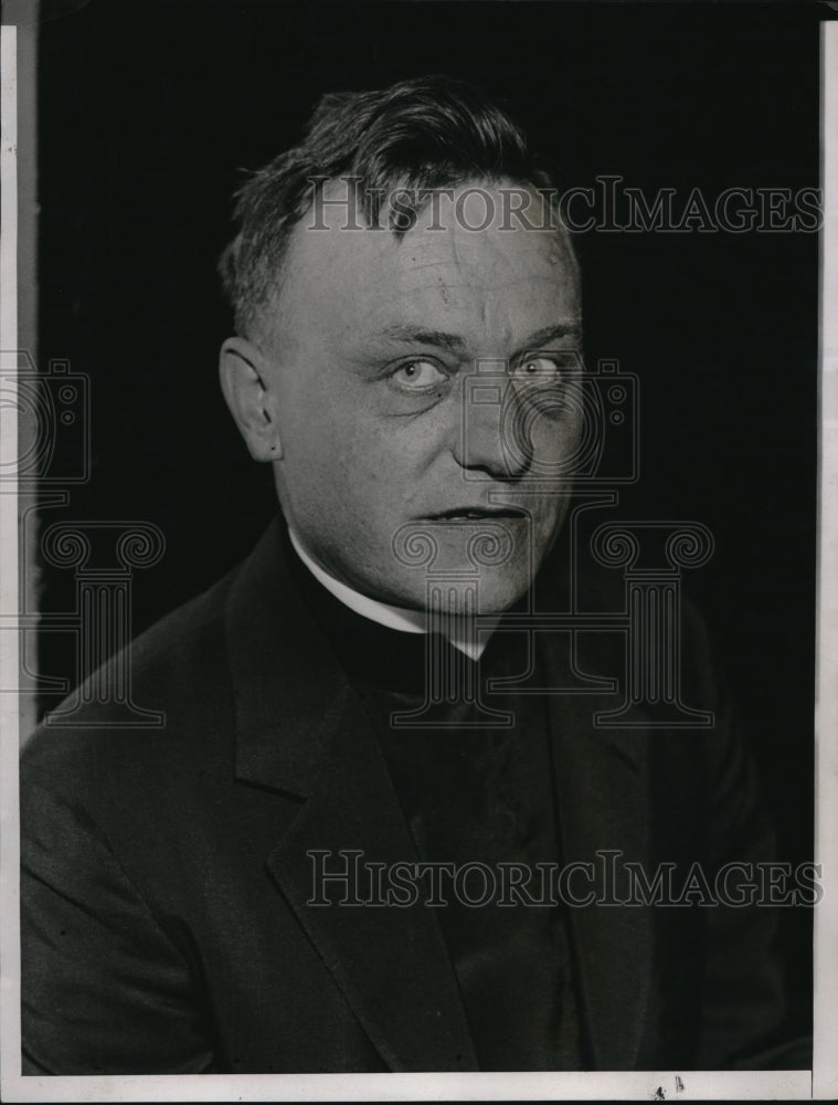 1934 Press Photo Father Casimer Orlemanski, who spoke at the Convention