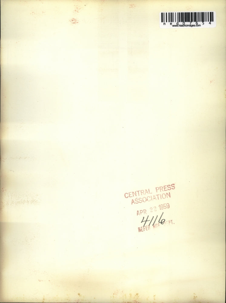 1959 Press Photo Navy missileman launched fuel Polaris test rockets from Cape