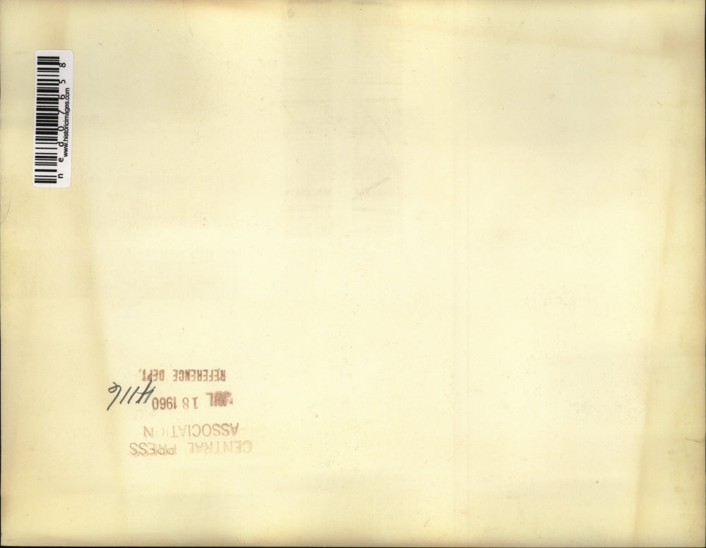 1960 Press Photo Navy test launched from nuclear powered submarine USS missile