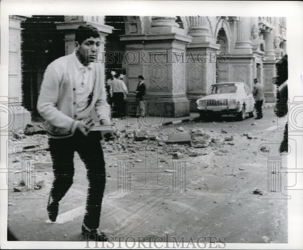 1966 Press Photo Lima Peru was hit by earthquake