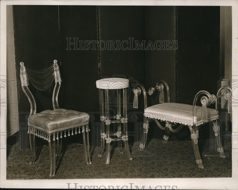 1940 Press Photo The National Conference on plastics sponsored by Interior