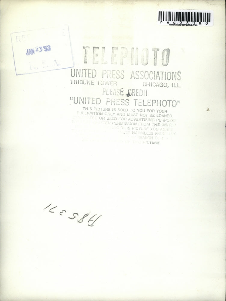 Load image into Gallery viewer, 1953 Press Photo Philadelphia Paul O'Rourke pres of Local 234 TWU &amp; L Dwyer
