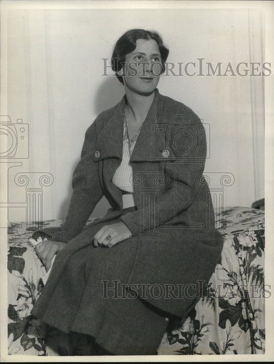 1933 Press Photo Norine Trace Owens Miss Tacoma