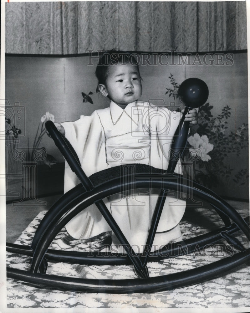 1970 Press Photo Pricess Nori's 1st Royalty Birthday Celebration