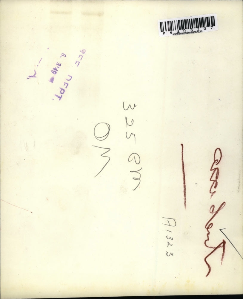 1949 Press Photo William James, 2, recovers from explosion in St. Louis