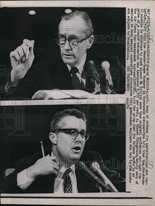 1962 Press Photo Wash DC Barry Shillite asst sec of defense