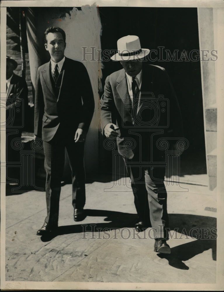 1933 Media Photo San Jose Calif Murder trila of David Lamson for killing wife