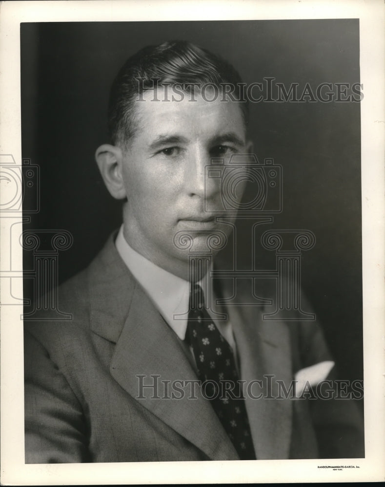 1938 Press Photo W. E. Otis Cleveland Ohio - ned08401