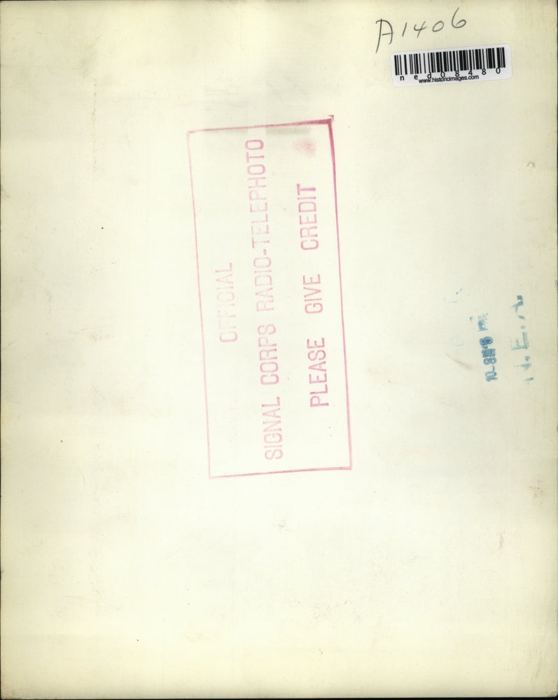 1945 Press Photo Allied Soldiers attend the Easter Services at St. Charles