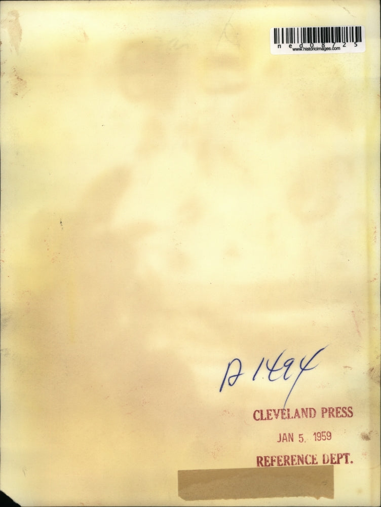 1959 Press Photo Tony Terry fall asleep as soon as the cutting begins