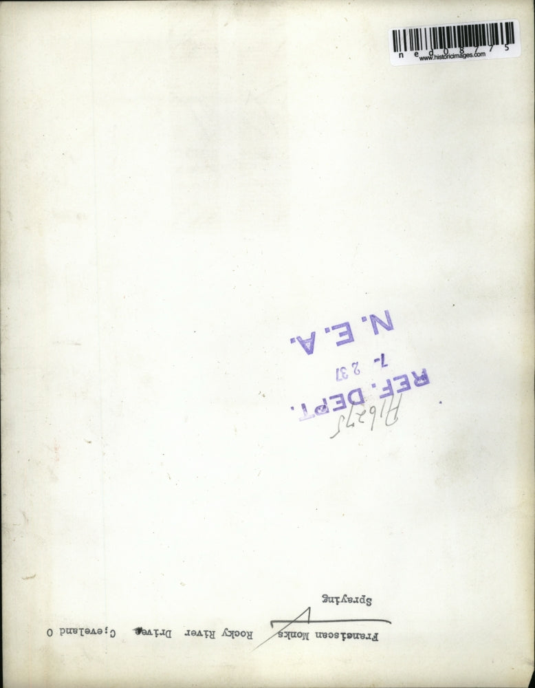 1937 Press Photo The Franciscan Monks at the Rocky River drive