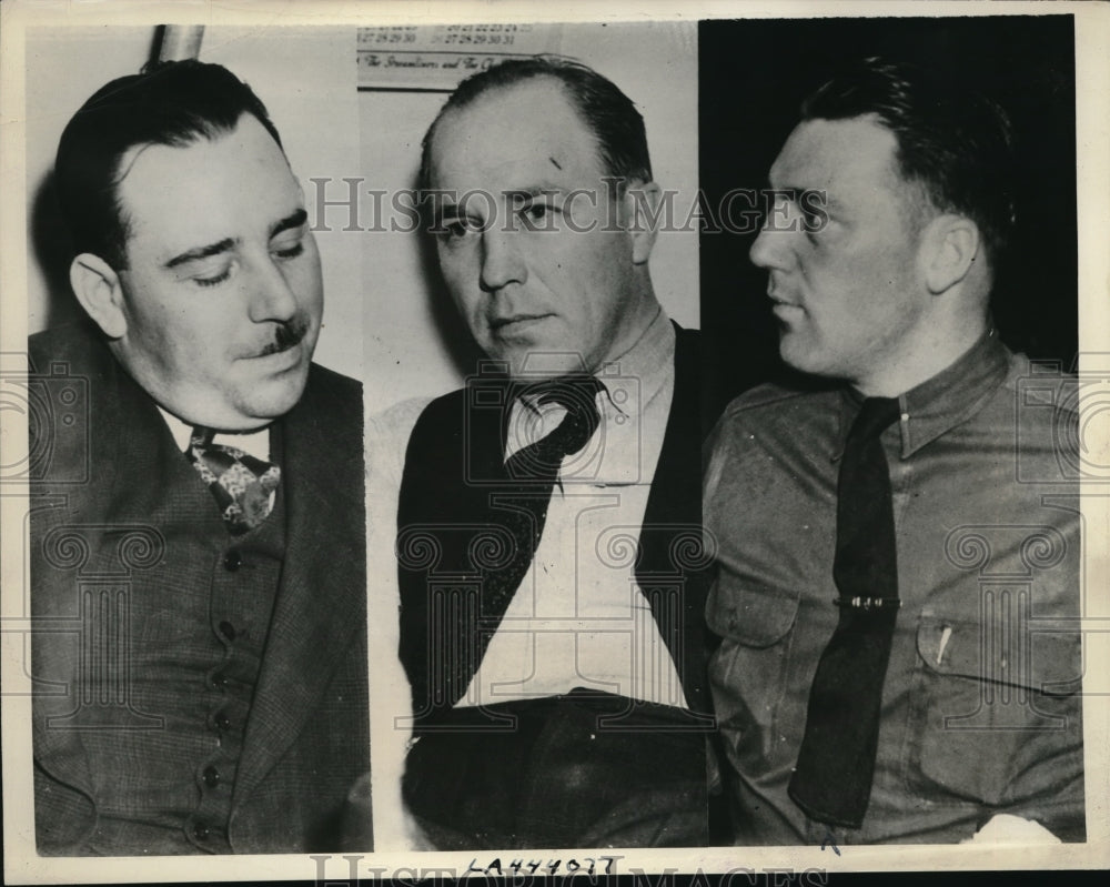 1938 Press Photo Teamster Unionists accused of strong arm methods - ned08840