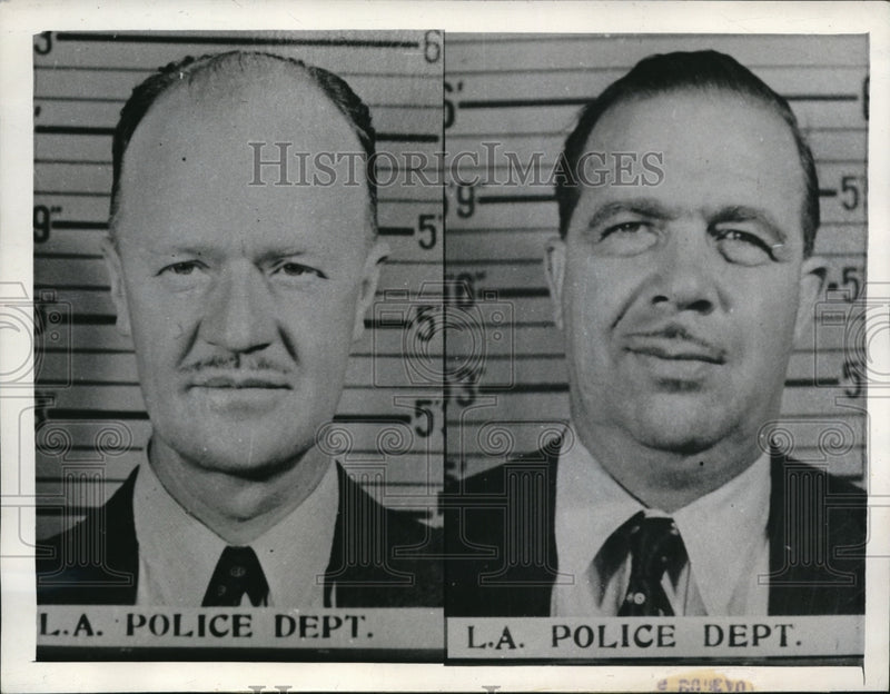 Load image into Gallery viewer, 1943 Media Photo La Calif muh shots cops LL Johnson, EB Mooradian brutality
