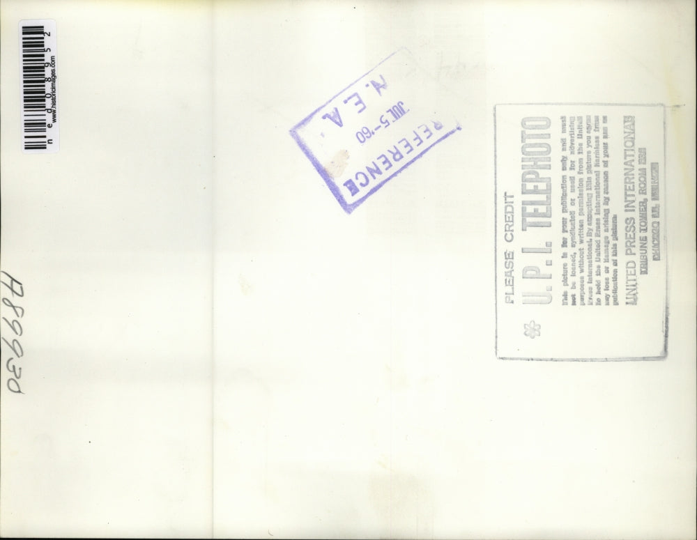 1960 Press Photo American pianist Van Cliburn at Moscow for concert tour