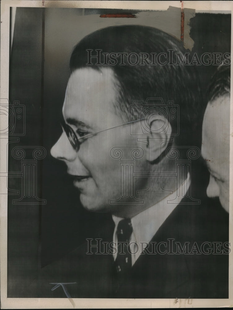 1937 Press Photo J Rockefeller Prentice Chicago attorney - ned09000