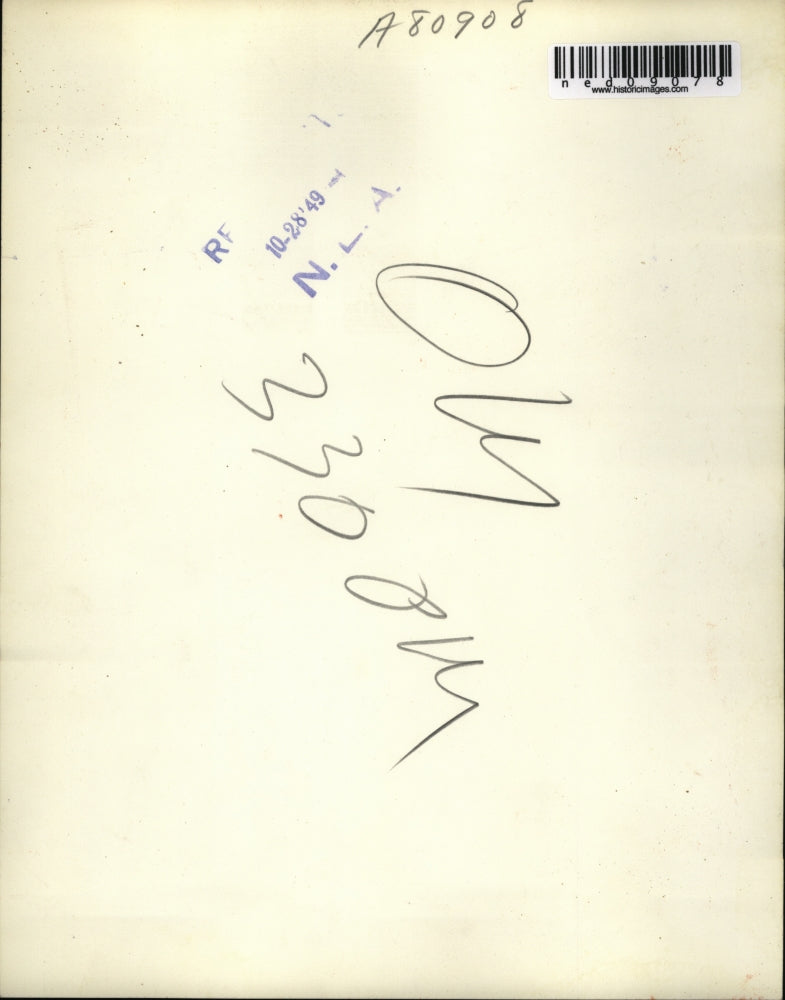 1949 Press Photo Edward Graydon Grounds in Austin, Texas