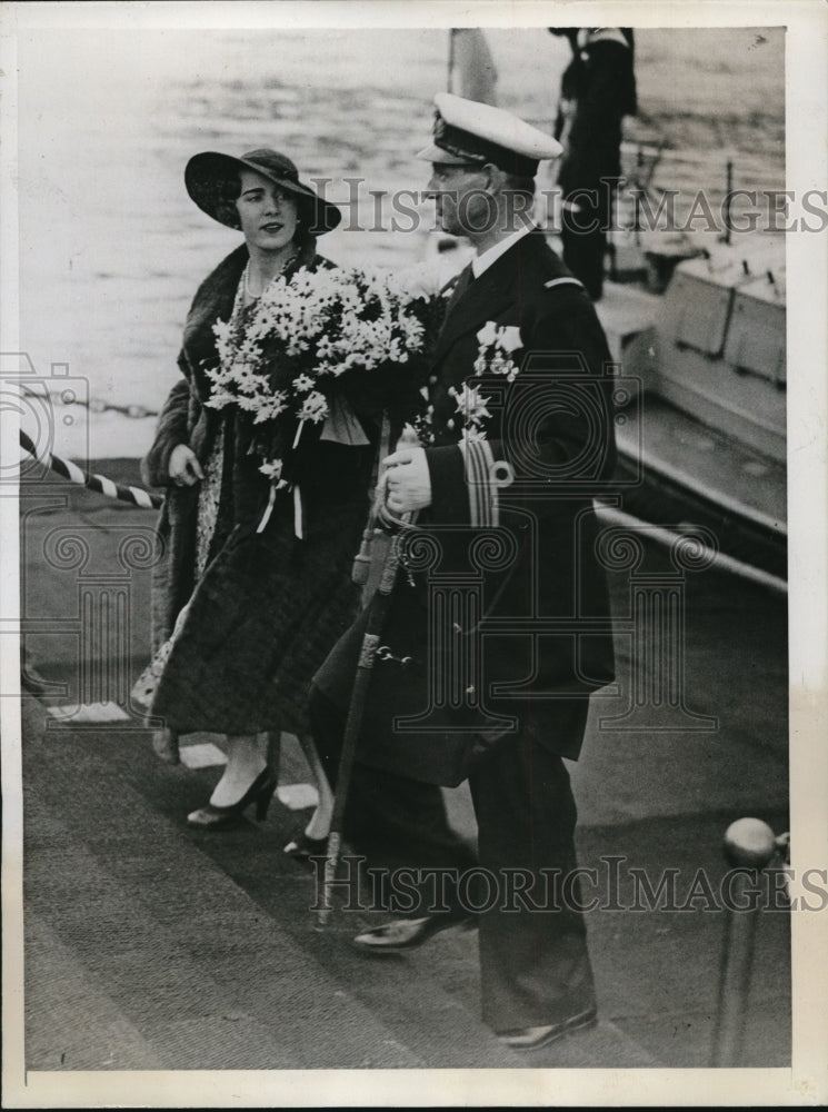 1935 Press Photo Denmark Prince Frederick &amp; Princess Ingrid- Historic Images