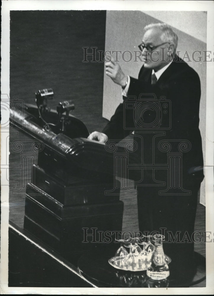 1951 Press Photo Paris France Soviet Foreign Minister Andrei Vishinsky
