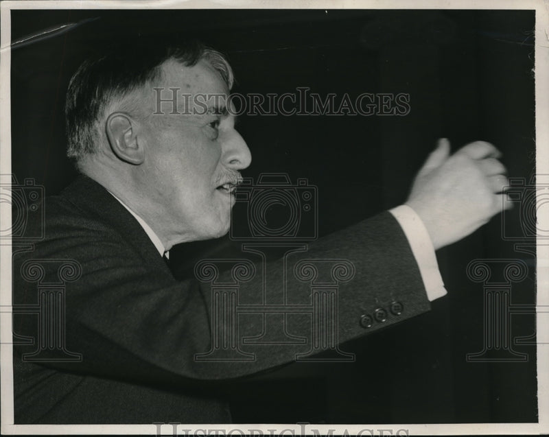Load image into Gallery viewer, 1941 Press Photo Henry L. Stimson at House Foreign Affairs Committee Hearing
