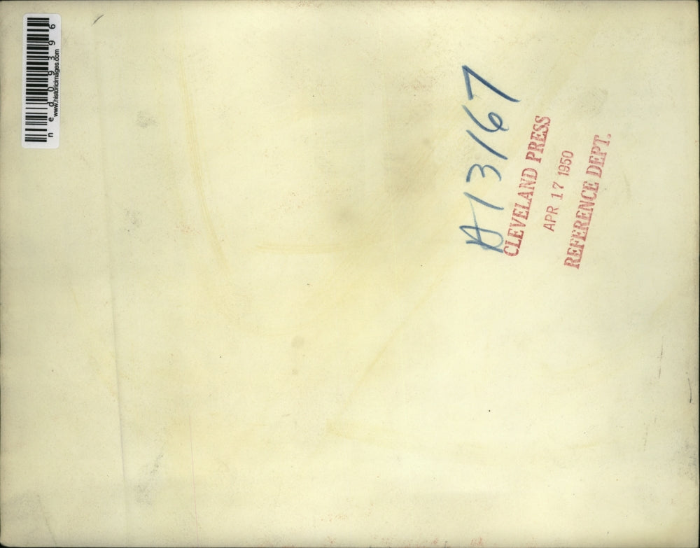 1950 Press Photo Mexico City Jacques MArcier Miss America & jockey J Bravo