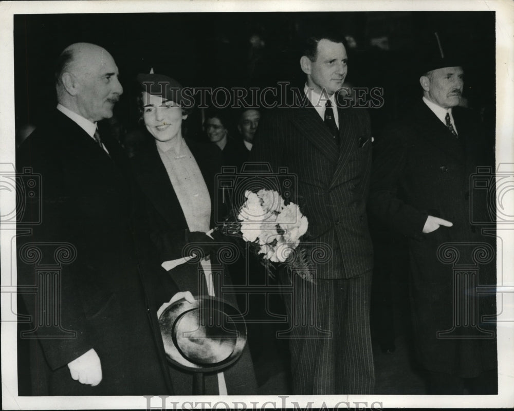1937 Press Photo London Frederick Ingrid Carl Of Anthlone Royalty