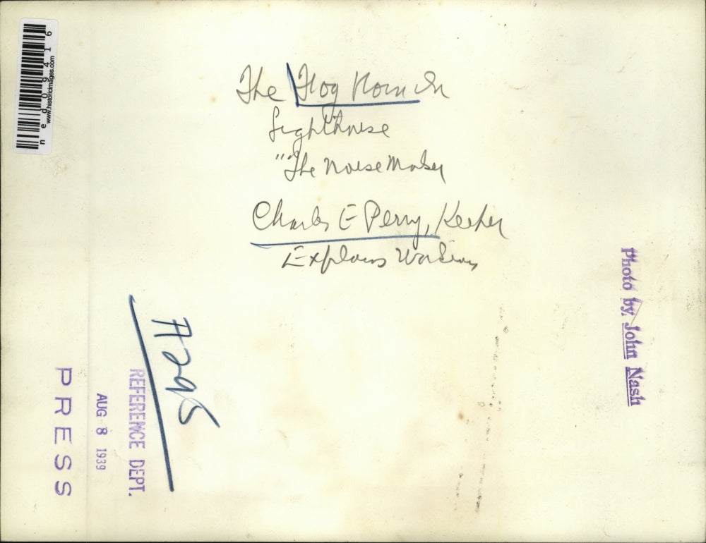 1939 Press Photo Charles E Perry Keeher Noise Maker