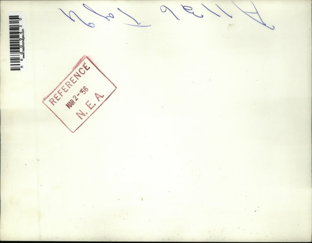 1956 Press Photo Arlington Va Italian Pres Giovanni Gronchi at Tomb of Unknown