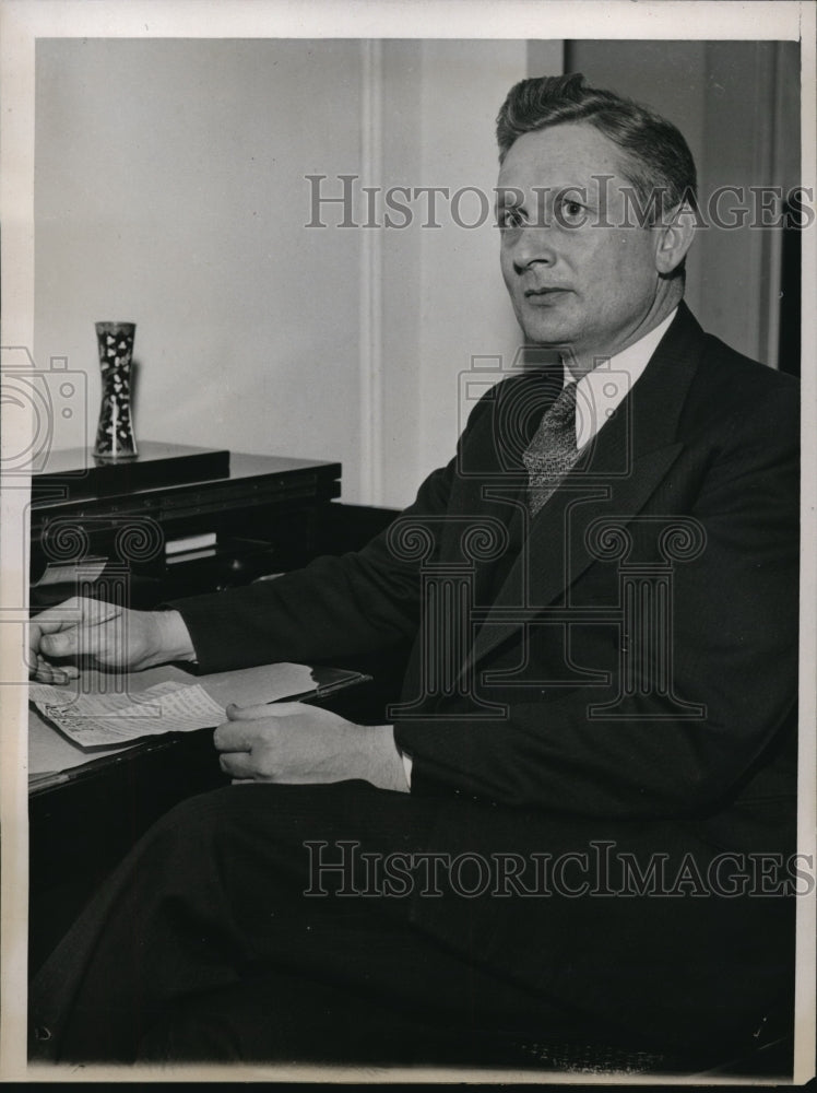1938 Media Photo New President of Birmingham Southern College Raymond Paty