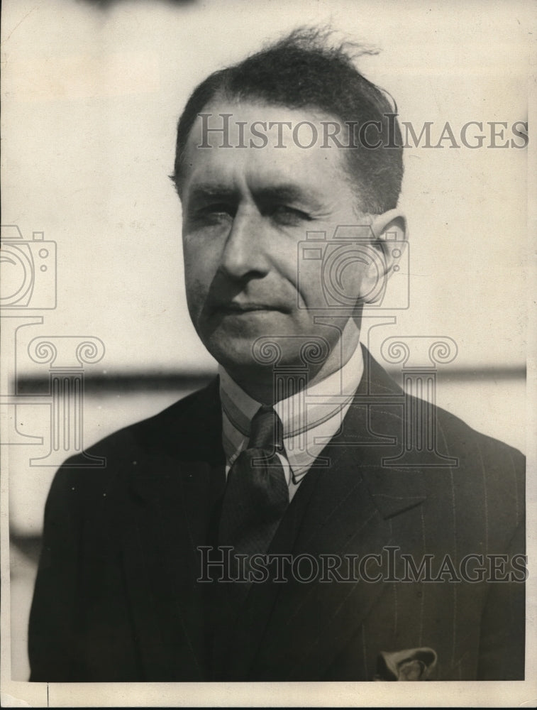 1924 Press Photo Death Ray Inventor H Grindell Matthews