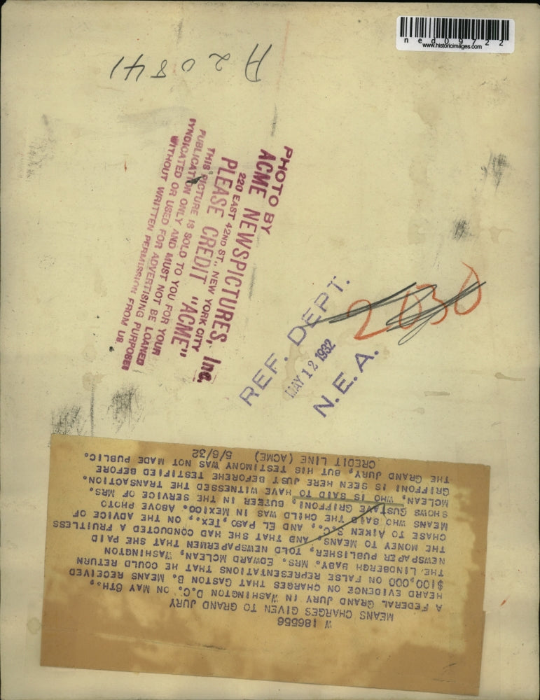 1932 Press Photo Gustave Griffoni seen before he testifies before the grand jury