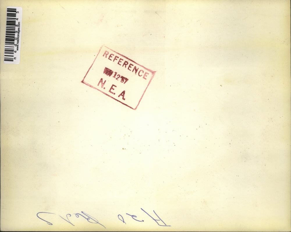 1957 Press Photo The Communist Dignitaries watch the Bolshevik Revolution Parade