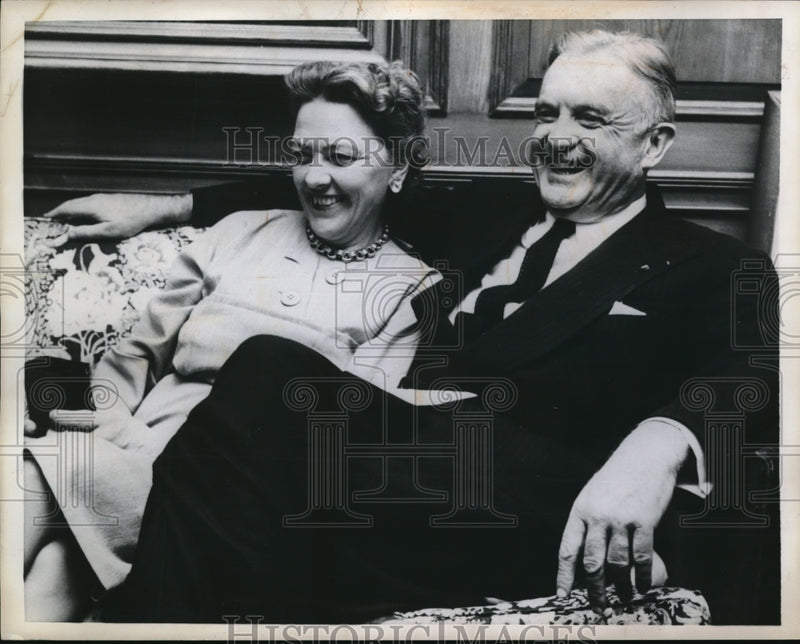 Load image into Gallery viewer, 1959 Media Photo Stuart Symington with Wife
