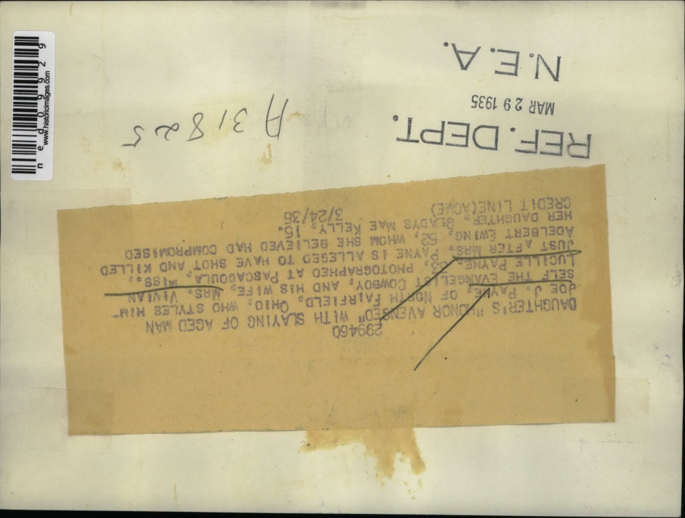 1935 Media Photo Joe Payne and his wife Lucille Payne