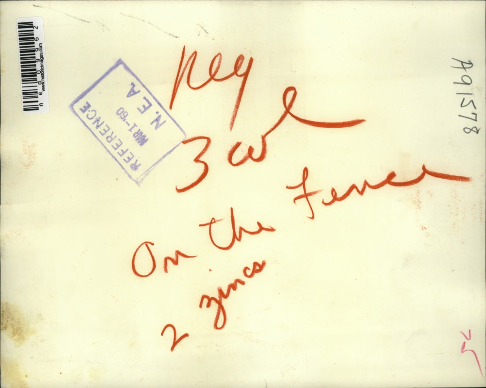 1960 Press Photo Patrol Robert Quinn, suspect Pete Gallegos & Bob McCracken